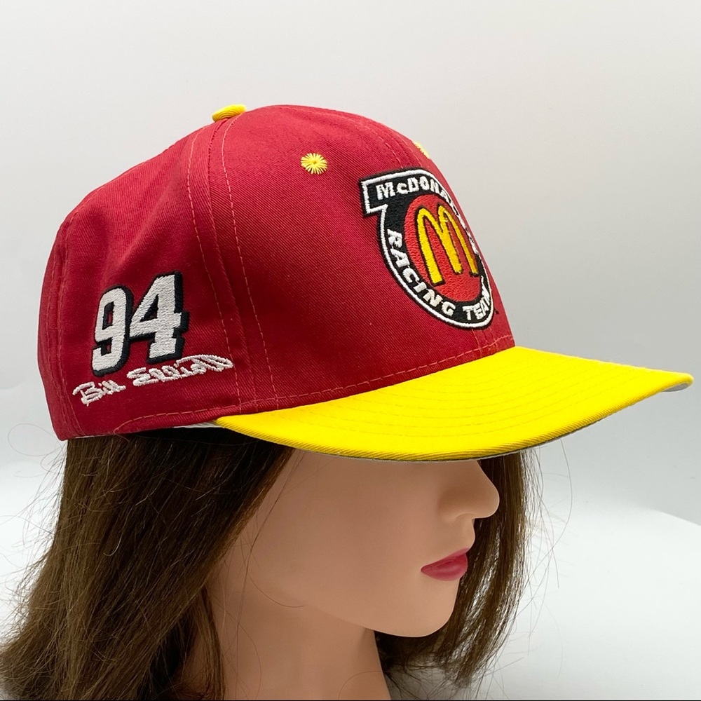 NWOT Vintage Bill Elliot McDonalds Racing Hat - Picture 3 of 5